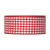 Gingham Check Ribbon Red 40mm