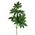 Papaya Leaf Spray Artificial Silk x 8 Leaves 61cm