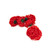 Artificial Carnation Heads box of 288 Red