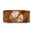 Fabric Ribbon with Copper Cheeseplant Motif Cognac