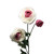 Faux Silk Ranunculus Spray White Pink