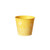 Bright Metal Planter Pot Yellow