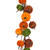 Velvet Mini Pumpkin Autumn Garland