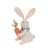 Sitting Fabric Bunny Rabbit Figure With Carrot