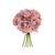 Medium Faux Silk Rose Posy Antique Pink