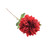 Large Faux Silk Dahlia Flower Stems Red