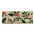Hessian Ribbon Natural with Printed Holly and Mistletoe Motif