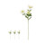 Artificial Protea Flower Stem With Leaves Cream