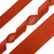 Velvet Fabric Ribbon 100mm x 8m Burnt Peach