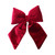 Red Velvet Christmas Bow With Clip