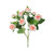 Artificial Mini Rose Flower and Eucalyptus Bunch pale Pink