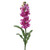 Faux Silk Stock Artificial Flower And Leaf Spray Pink