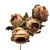 Dry Look Faux Silk Rustic Rose Pink Mauve detail