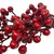 Artificial Deep Red Currant Berry Spray detail