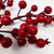 Bright Red Artificial Berry Spray detail