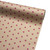 Kraft Paper Roll 50cm Wide 100m Roll Natural with Light Pink Spots