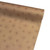 Kraft Paper Roll Natural with Rose Gold Snowflakes Print