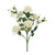 Artificial Rose Flower Spray 40cm Cream White