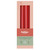 Bolsius Taper Dinner Candles red