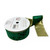 Wired Velvet Ribbon With Gold Edge and Back green