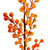 Seasonal Round Berry Stems Orange Yellow