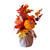 Rustic Autumn Pumpkin And Foliage Arrangement
