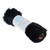 Faux Fur Fabric Roll Black