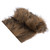 Faux Fur Fabric Roll Brown detail