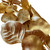 Artificial Eucalyptus Populus Stem Metallic Gold detail