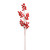 Artificial Bright Red Winter Rosehip Berry Stem