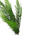 Real Touch Artificial Green Cedar Pine Foliage Pick detail