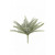 Frosted Winter Artificial Fern Bush  9 Fronds 32cm