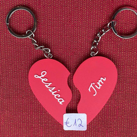 Sleutelhangers hartjes