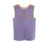 Embroidery Shortall -Purple/Gold