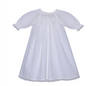 Blair White/Blue Smocked Daygown