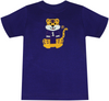 Purple Knit Shirt with Applique