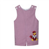 Garnet/Black Shortall with Applique