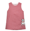 Bulldog Red/Black Dress
