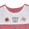 Bulldog  Red/Black  Dress
