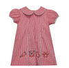 Bulldog Red/Black 4 Logo Dress