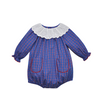 Presley Girl Bubble - Blue Plaid