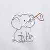 Elephant w/Flag Crimson/Gray Boy Bubble
