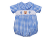 Wildcats Blue/White Smocked Boy Bubble
