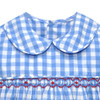 Rebel Red/Blue Smocked Dress