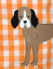 Hound Dog Orange/White Shortall