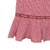 Bulldog Red/Black Smocked Dress
