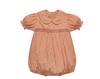 Gator Orange/Blue Smocked Girl Bubble