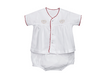 Maroon/Gray Unisex Diaper Set