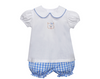 Wildcats Blue/White Knit Girl Bloomer Set