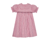 Razorback Red/White Smocked Girl Dress
